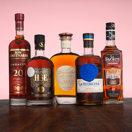 Rhum Ron Centenario, HSE, El Pasadore de Oro XO, La Hechicera, La Favorite